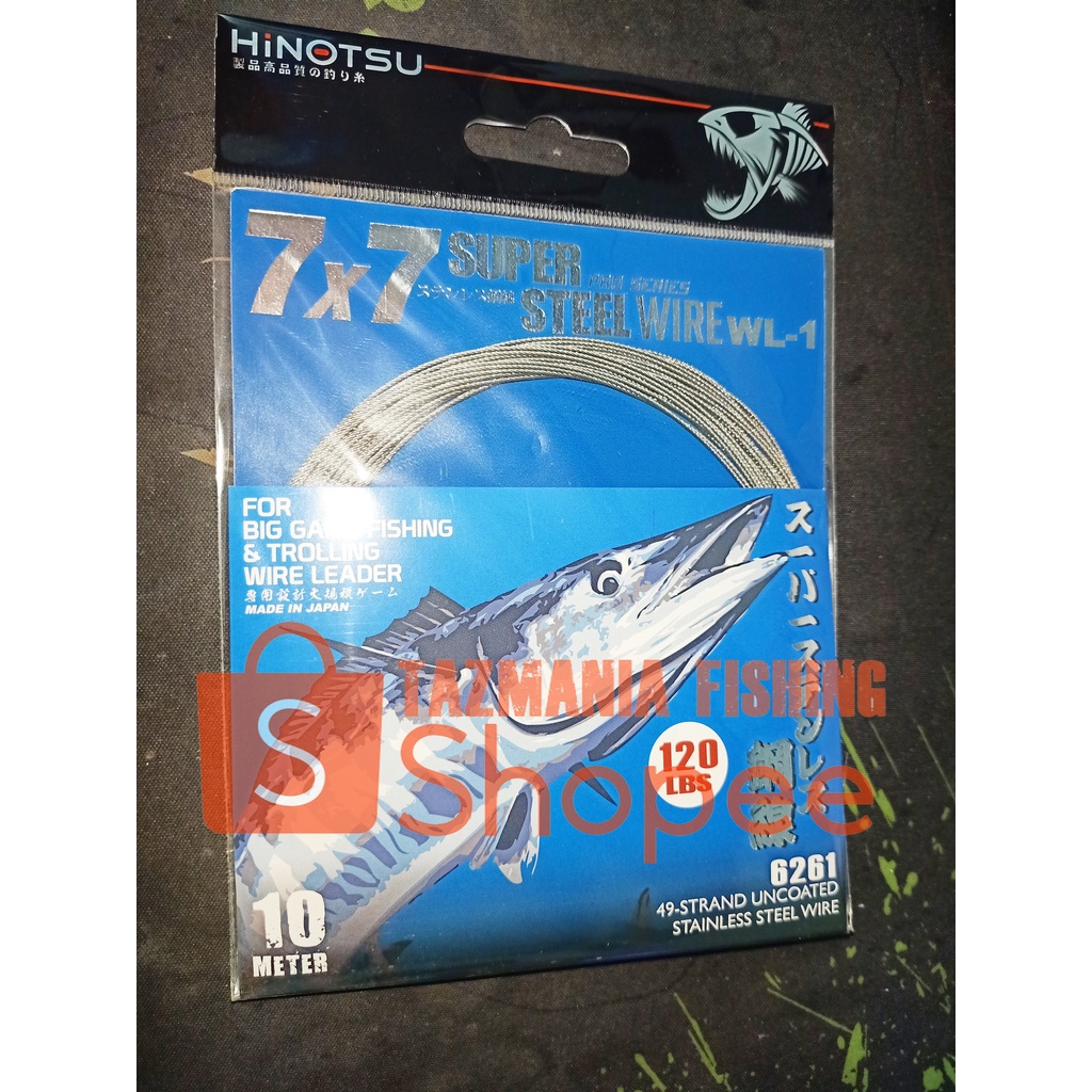 NEKLIN HINOTSU Wire Leader/ Seling/ Kawat Neklin 10m