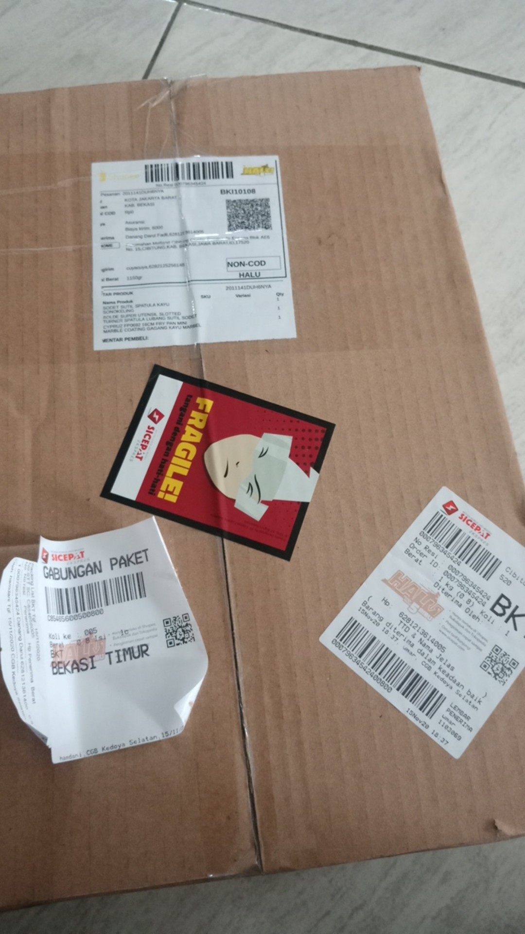 Cypruz Fp0692 16cm Fry Pan Mini Marble Coating Gagang Kayu Marbel