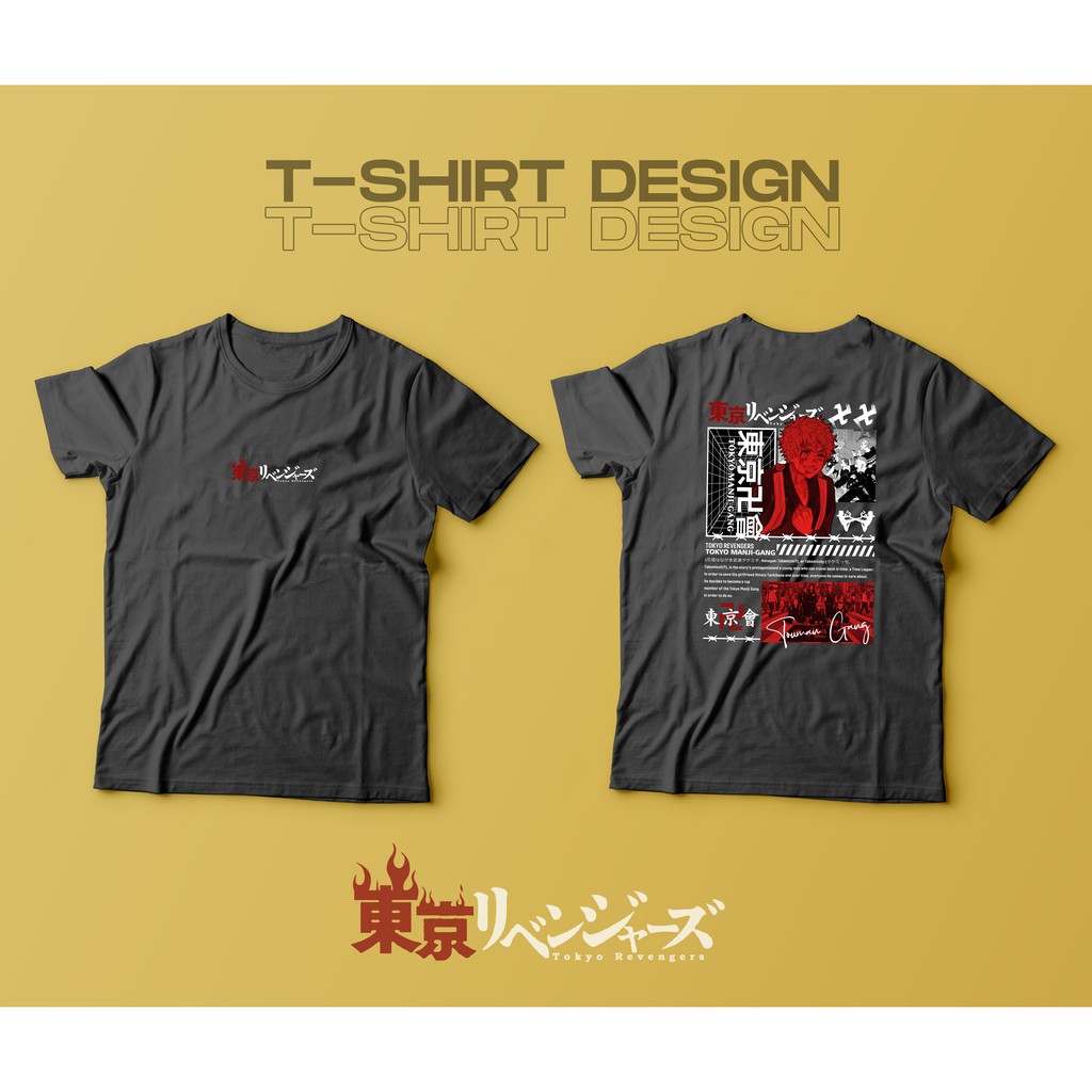 Kaos ANIME TOKYO REVENGERS TAKEMICHI / BAJU ANIME TOKYO MANJI TOUMAN GANG II TOKYO REVENGE