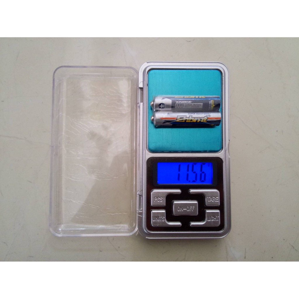 Timbangan POCKET SCALE Analitik Kapasitas 200 / 500 g Akurasi 0.01 gram Penelitian Laboratorium