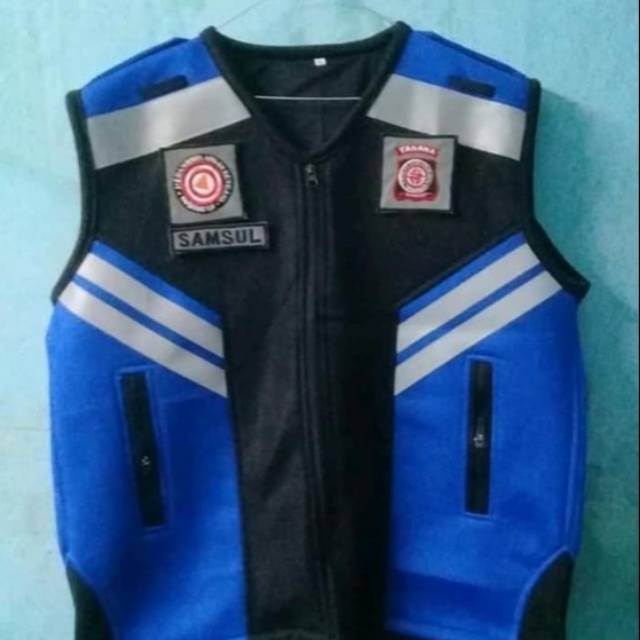 Rompi biru hitam Tagana