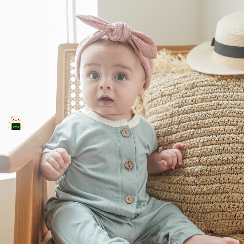 BELL &amp; BO - Louie Baby Set Bamboo / Setelan Bayi (0-1 Tahun)