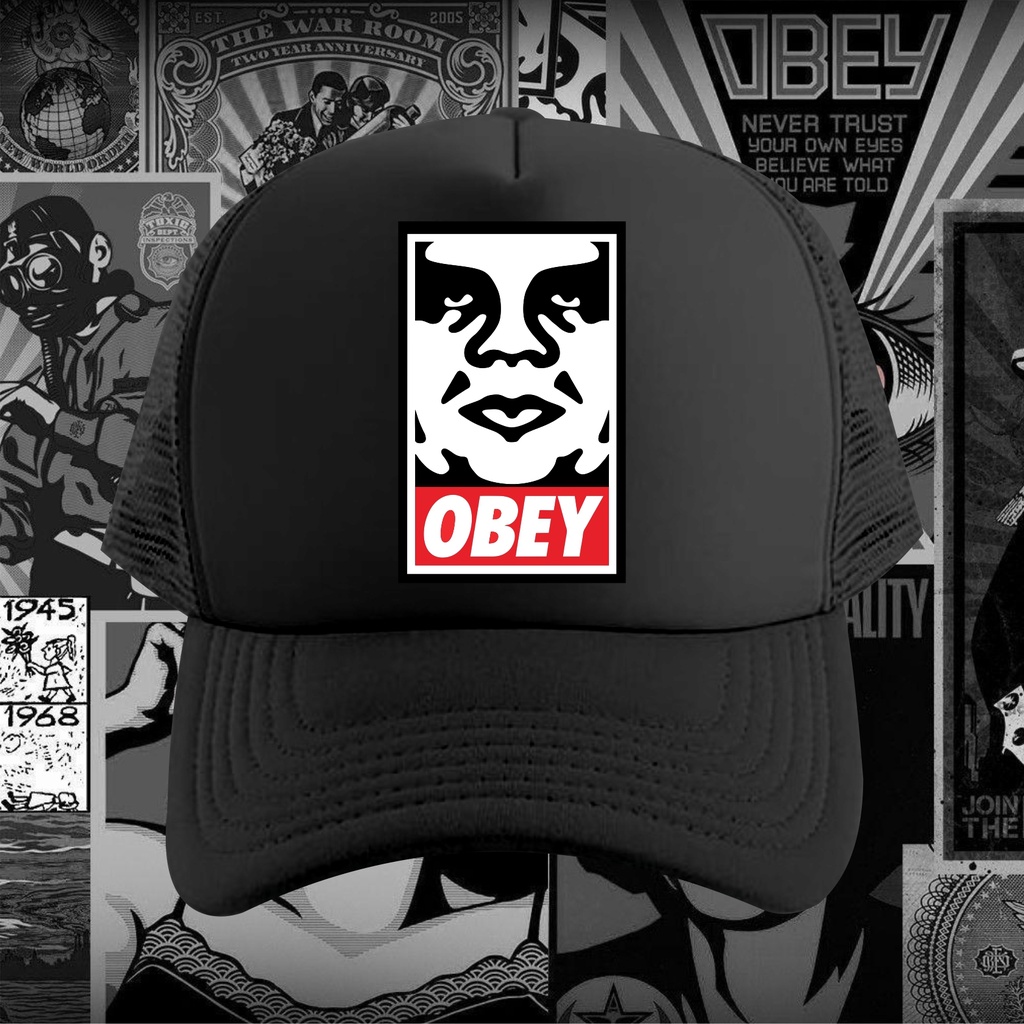 Topi Jaring Trucker Hats Obey