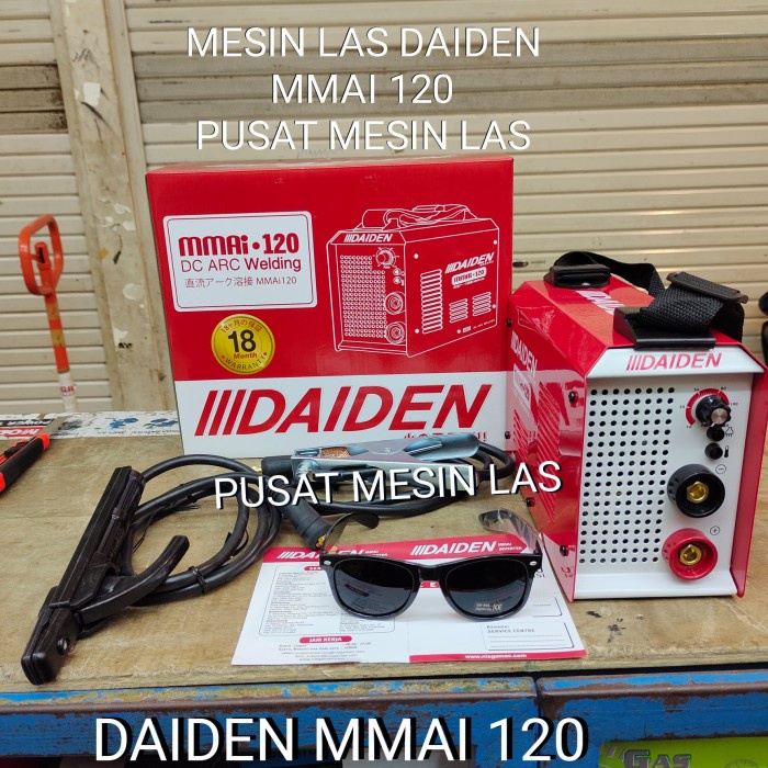 MESIN LAS DAIDEN MMAI 120 / TRAFO / TRAFO LAS INVERTER LAS DAIDEN 120A