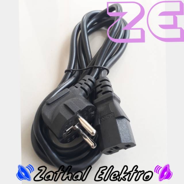 Kabel AC Komputer dan Power Amplifier dll