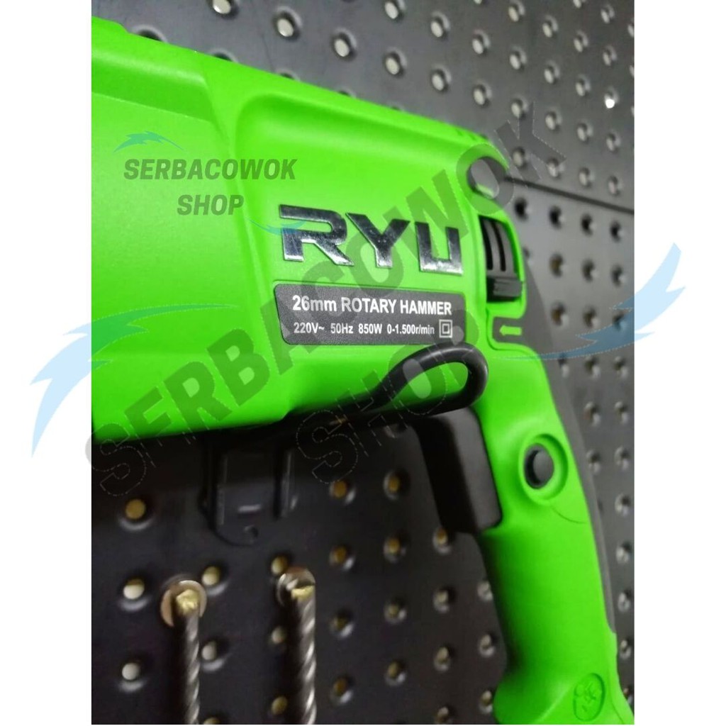 RYU Rotary Hammer Bor Bobok Demolition Drill RRH 26 3 Fungsi Termurah Berkualitas