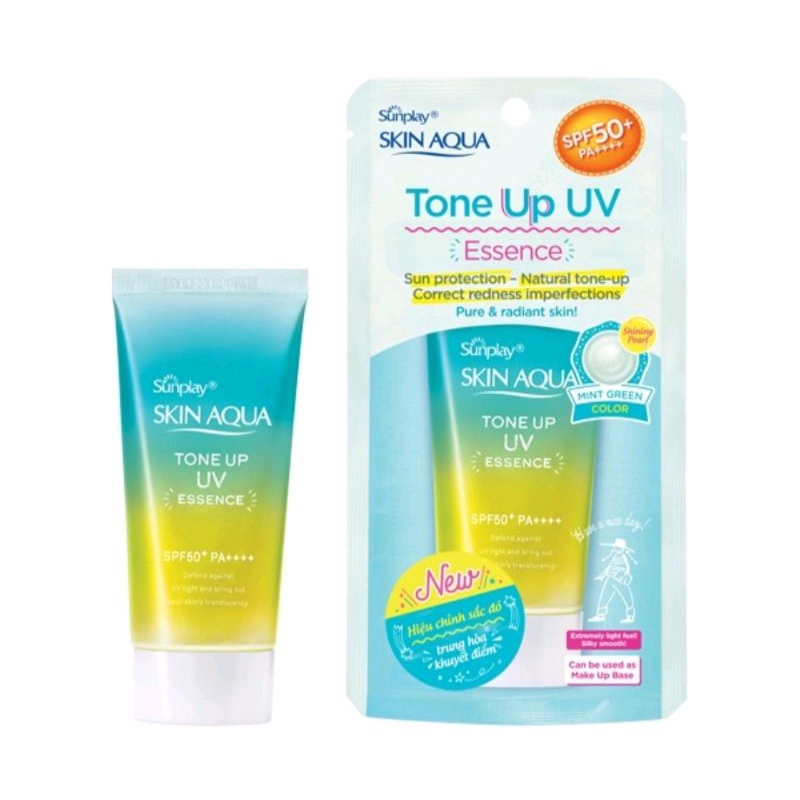 Skin Aqua Sunscreen UV Moisture Gel SPF 30+ Milk Spf50 Whitening Milk Spf50 Pa+++ Mild Spf25 Tone Up Mint Green