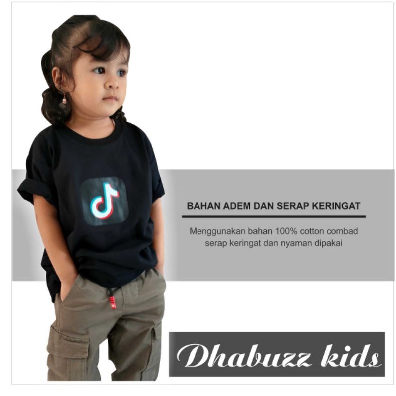 DBZA2 KAOS ANAK LAKI LAKI PEREMPUAN LENGAN PENDEK BAHAN KATUN NYAMAN TERBARU ORIGINAL