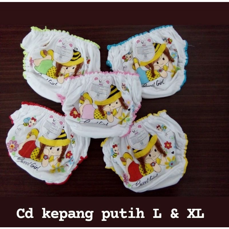 Celana Dalam Vonly Girls isi 6 Pcs