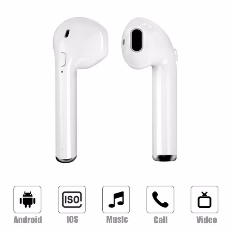 Headset i12 Handsfree Bluetooth 5.0 TWS i12 Wireless Earphone
