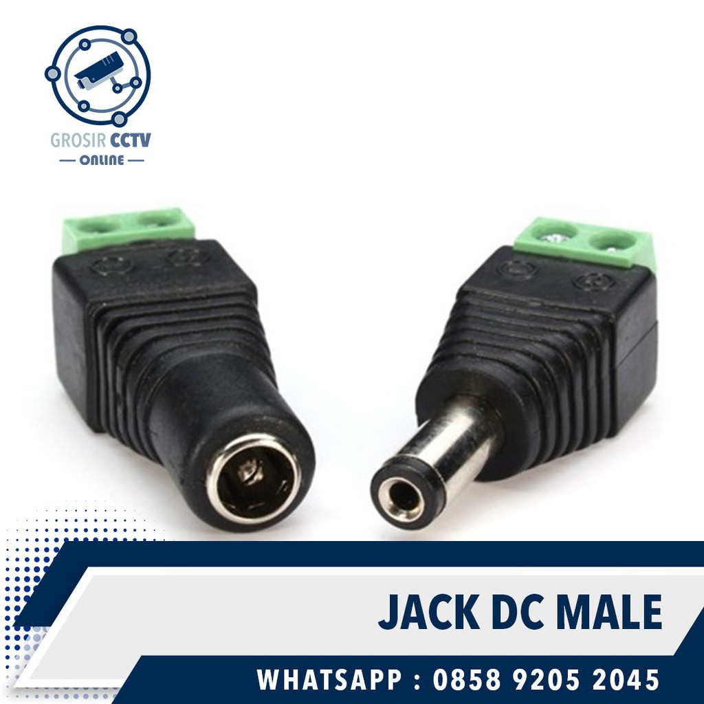 Jack DC Male / Jack DC Jantan / Jack DC Murah