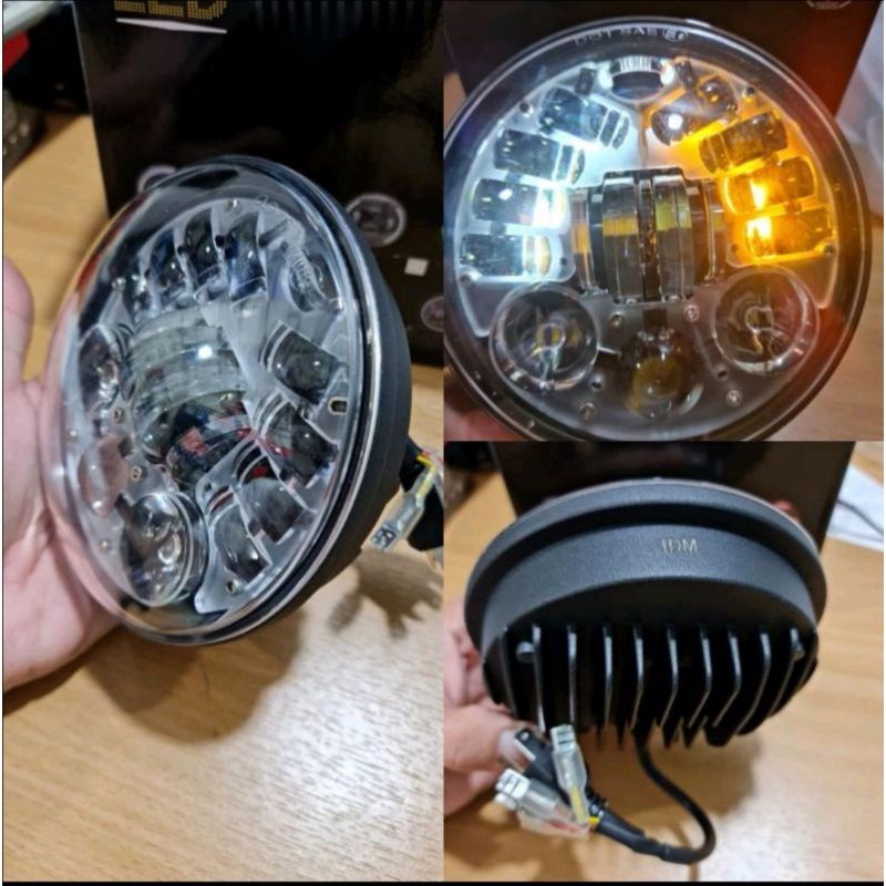 lampu daymaker 5.75 inc 16 led pnp cb batok van van L2G tiger pc tirev lampu depan pesek rxking yl d