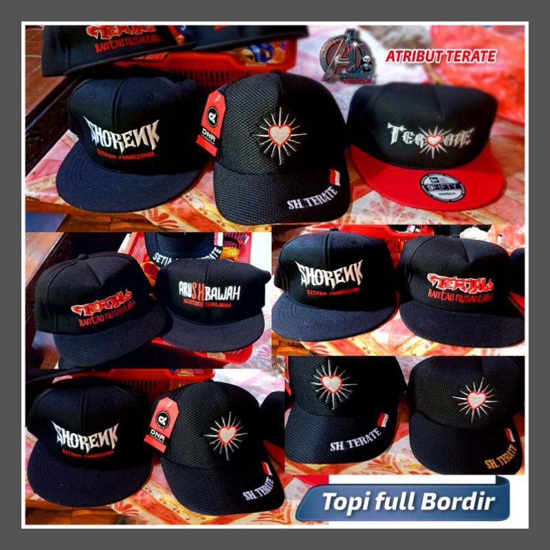 Topi SH TERATE ,PSHT,shorenk,terjal,arus bawah