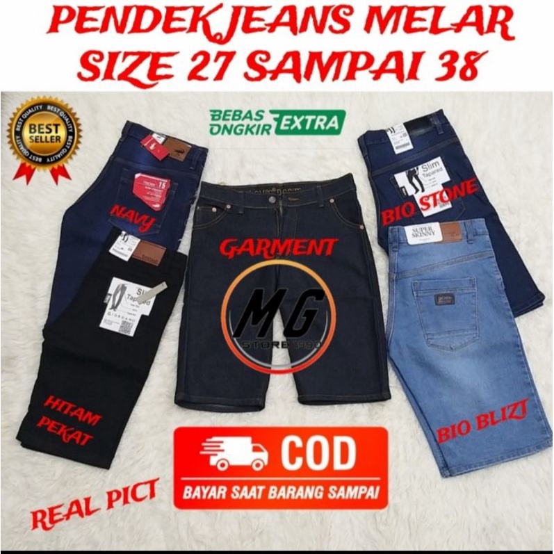 CELANA JEANS PENDEK FASHION TERBARU STREET PRIA LAKI LAKI