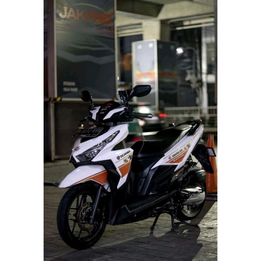 Striping transparan Vario LED old 125 livery bus HARAPAN JAYA