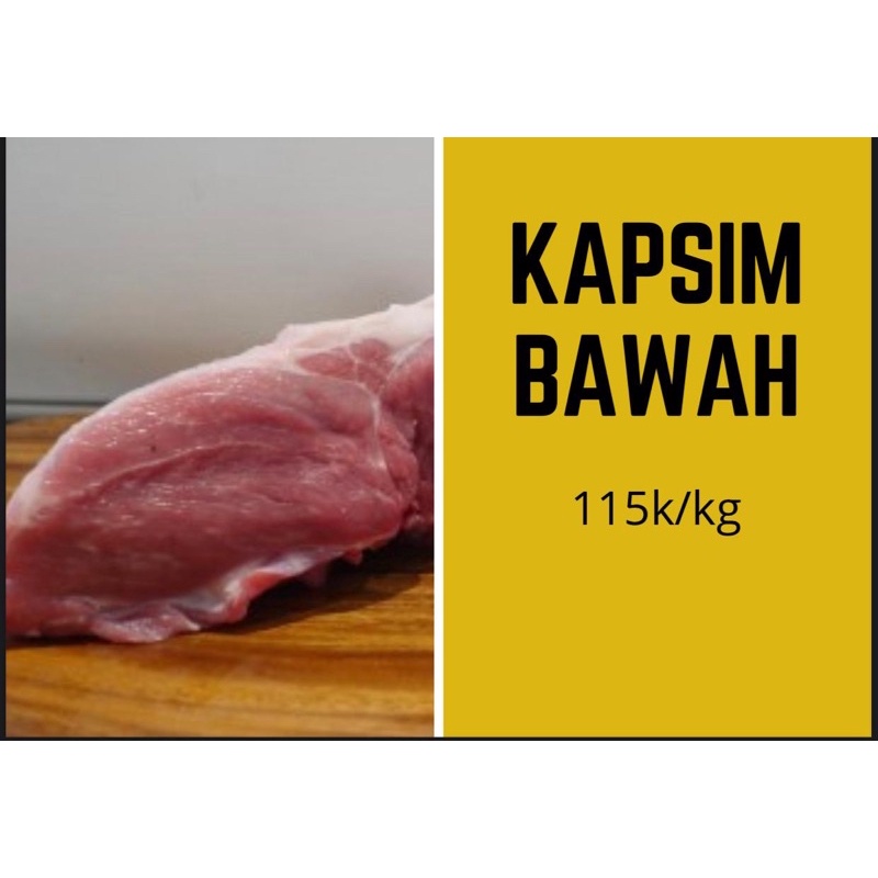 

Babi kapsim bawah 1kg