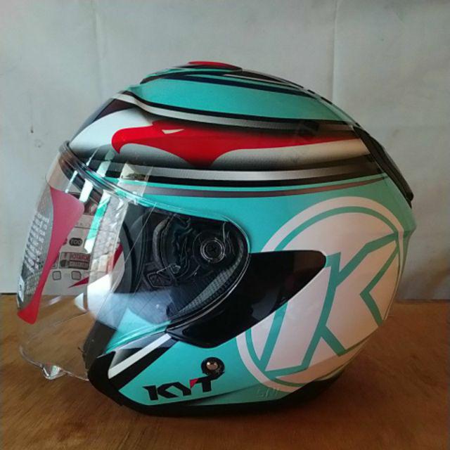  Helm  KYT  Kyoto Aqua Race Ongkir Termurah 2 kg Shopee 