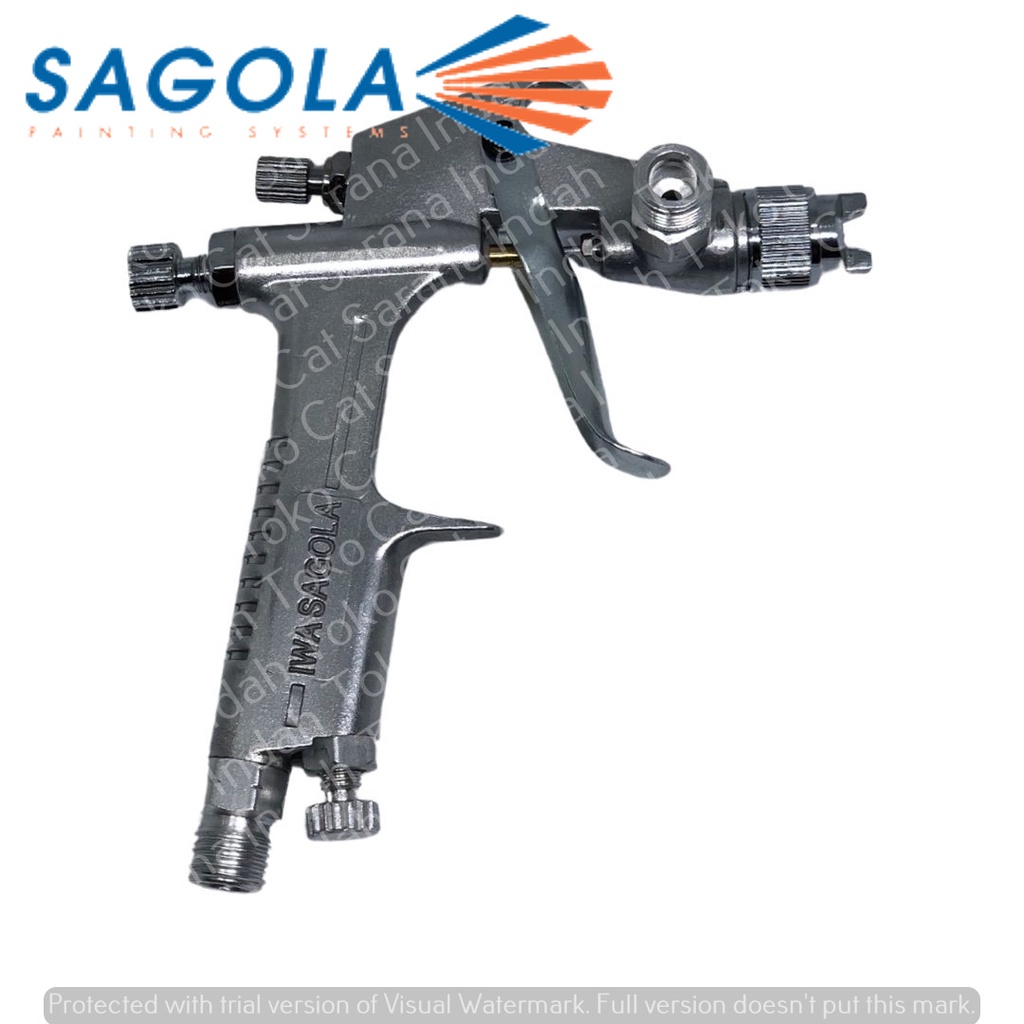 SAGOLA IWA SPRAY GUN TABUNG ATAS SAGOLA K3 R3 K3B / ALAT SEMPROT CAT SAGOLA K-3B