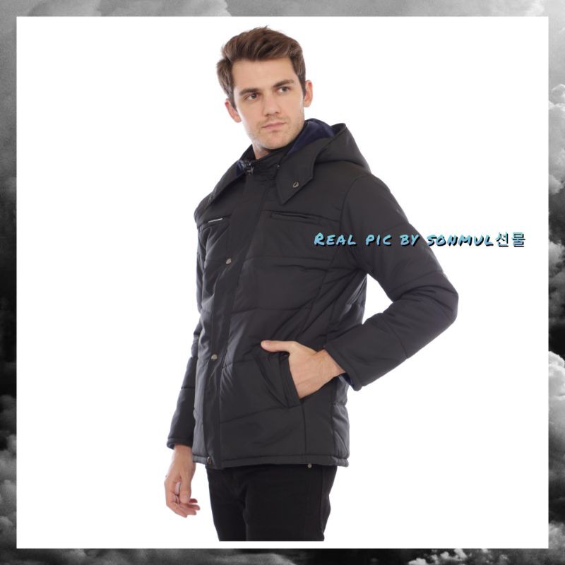 MAN WINTER PADDING WINDPROOF JACKET COAT JAKET GUNUNG PRIA MUSIM DINGIN