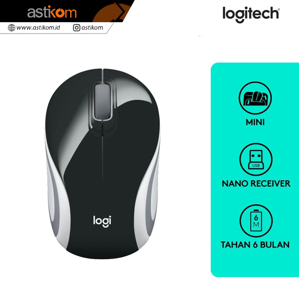 Mouse Wireless Mini Logitech M187 Mouse Mini Wireless