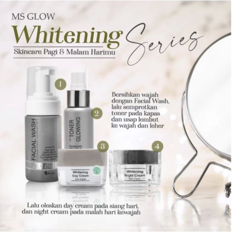 ms glow paket whitening serum