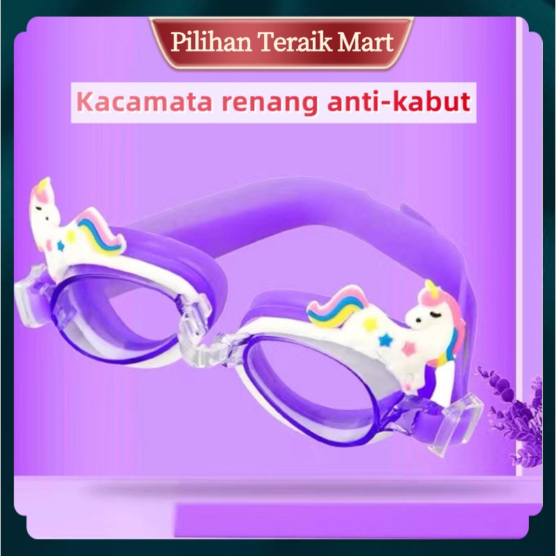 PTM.COD kacamata renang kartun anti-kabut / kacamata renang anak lucu