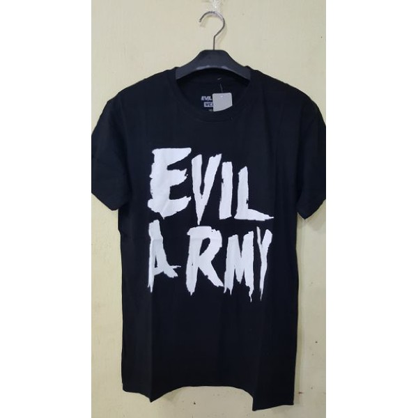 Tshirt /Baju / Kaos Evil Army - Hitam
