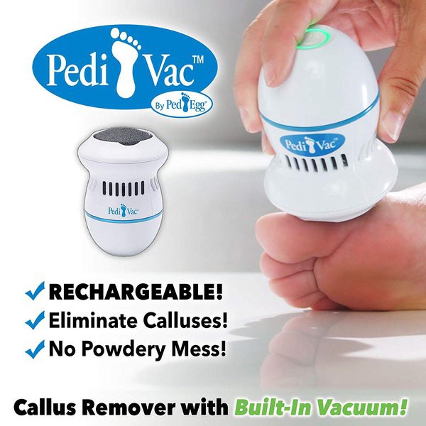 Pedi Vac Perawatan Kaki Pembersih Remover Tumit Kaki Rechargeable