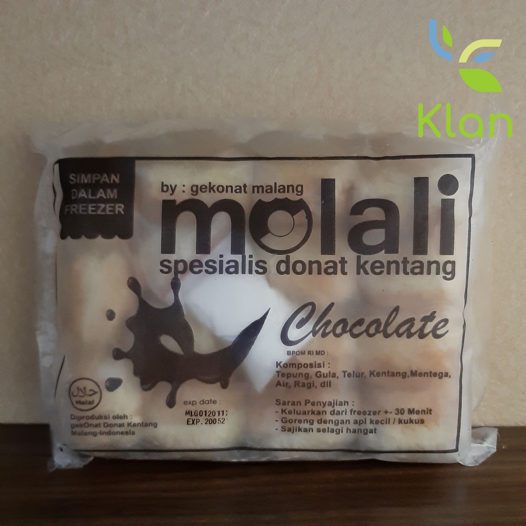 

MOLALI DONAT KENTANG ISI COKLAT