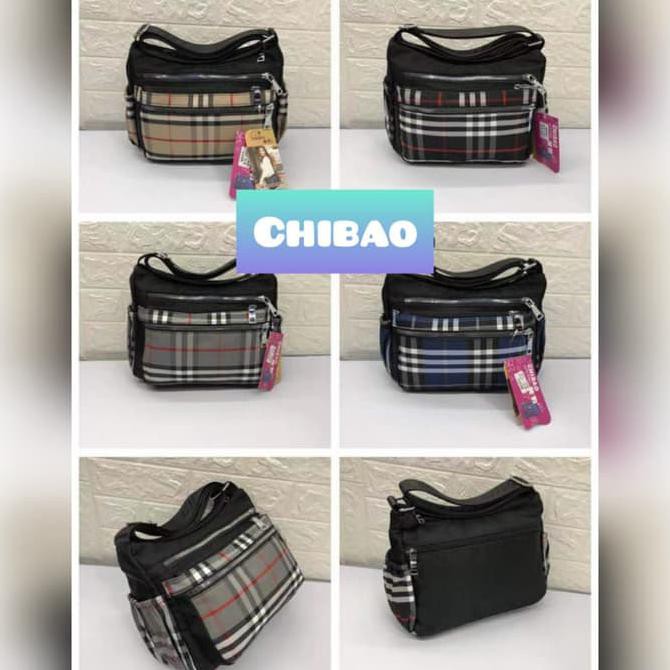 TAS SELEMPANG IMPORT CHIBAO MOTIF BLUEBERRY 7Res