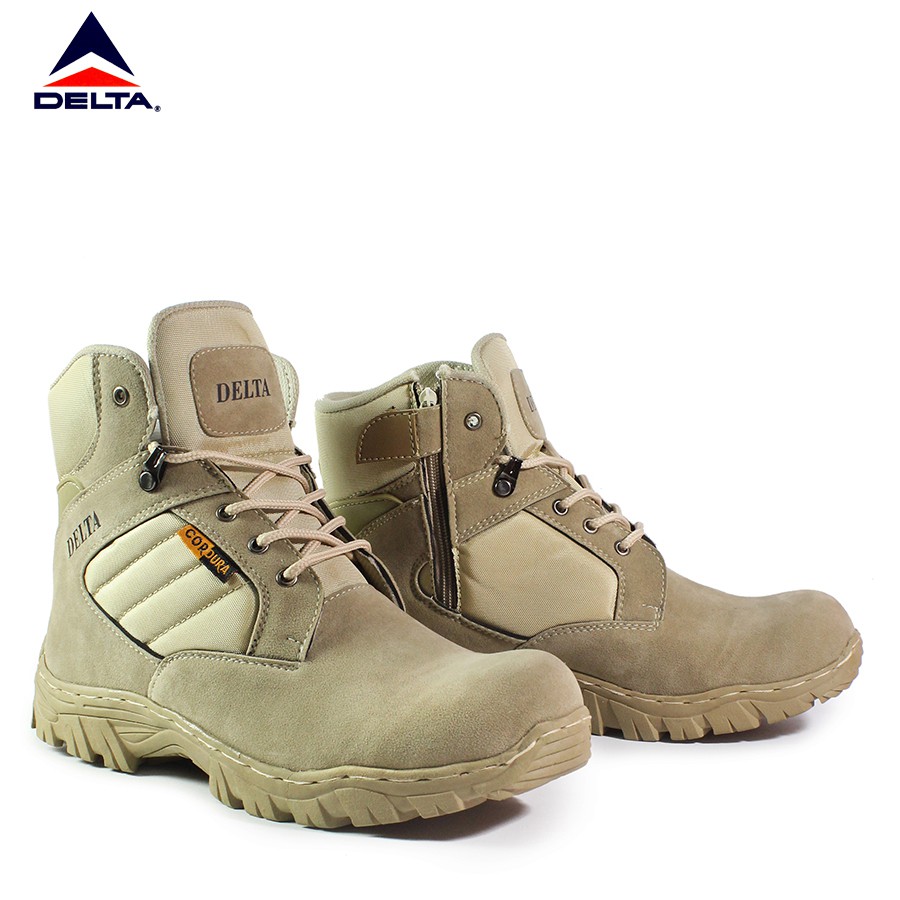 COD BAYAR DI TEMPAT !!! Sepatu Pria DLTA Tactical Cordura Low Boots Safety 6 Inci Hiking Outdoor