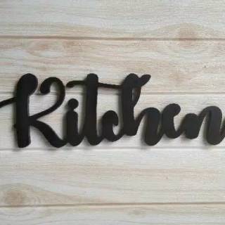 Hiasan Dapur Tulisan Kitchen Huruf Kayu Timbul Tulisan Hiasan Dapur Tulisan Kitchen Huruf Kayu Timbul Tulisan