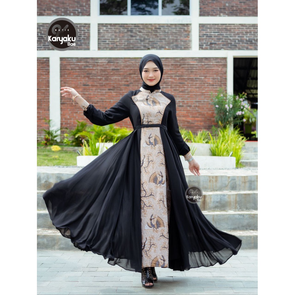 COEPLE GAMIS NAMERAA BATIK KATUN PREMIM MIX BABYDOL ARMANI AKSEN PAYET