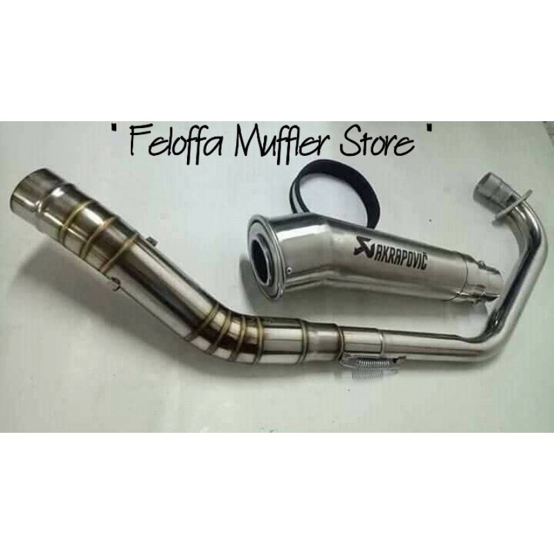 Akrapovic Megapone - R15 - CBR 150 - GSX 150