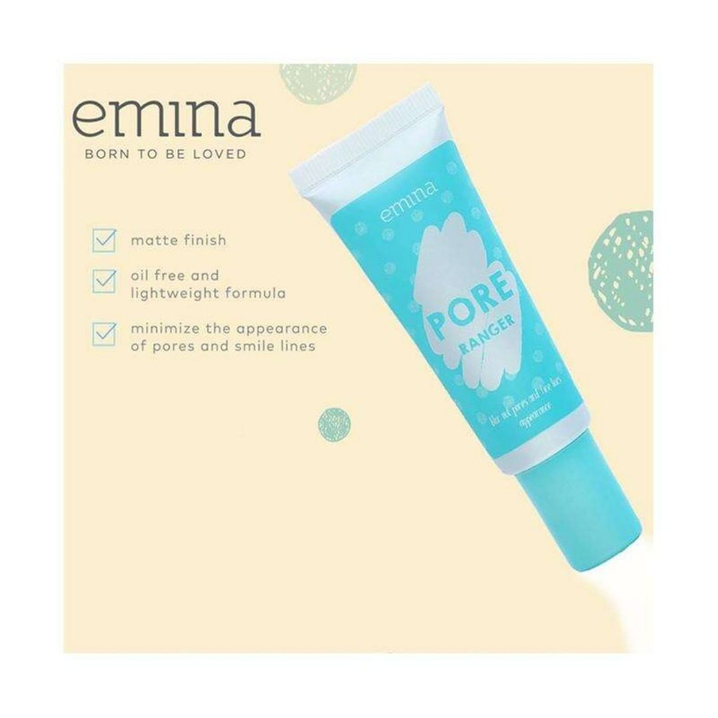 emina pore ranger blur out pores baby skin emina primer bpom original (KIM)