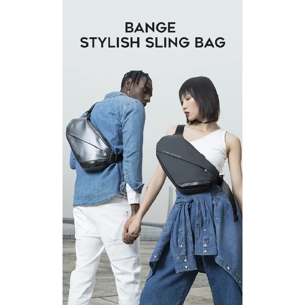 BANGE BG-7311 - Stylish Anti-Theft Waterproof Crossbody Chest Bag