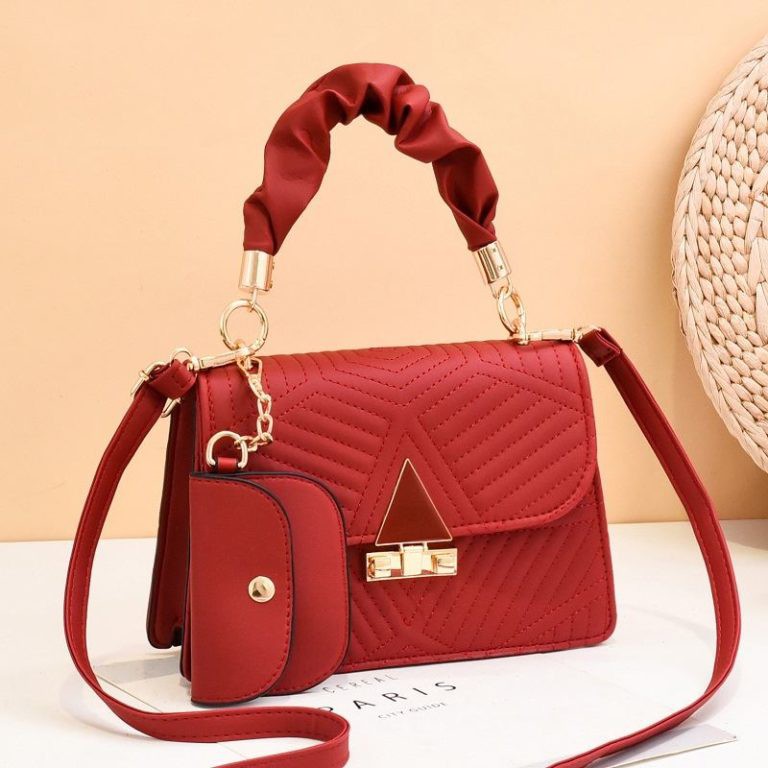 GT 1748 RISCE TAS 2IN1 HAND BAG IMPORT WANITA CEWEK PEREMPUAN JAKARTA BATAM KERUT JT 8398