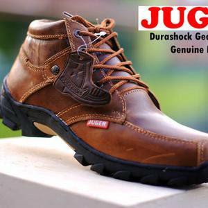 SEPATU JUGER ORIGINAL KULIT SAPI ASLI COKLAT