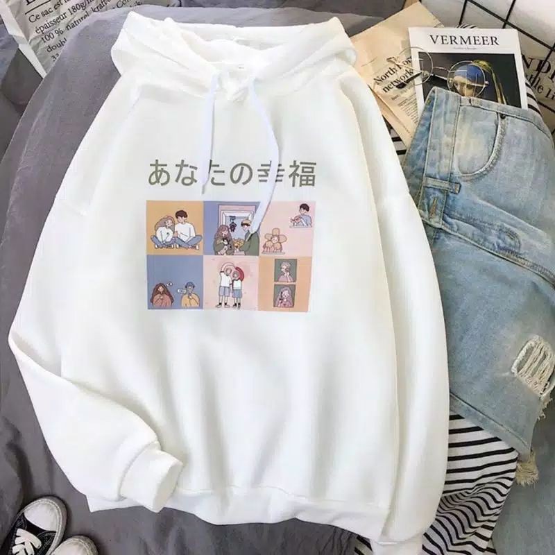 Dery Sweater Hoodie korea / Sweater Wanita Casual-2