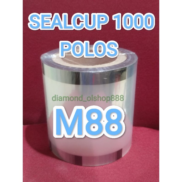 Plastik Lid Cup Sealer 1000 Cup merk M88 Motif &amp; Polos Sealcup