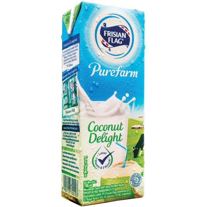 

Frisian Flag Susu Cair Uht Coconut Delight 225Ml