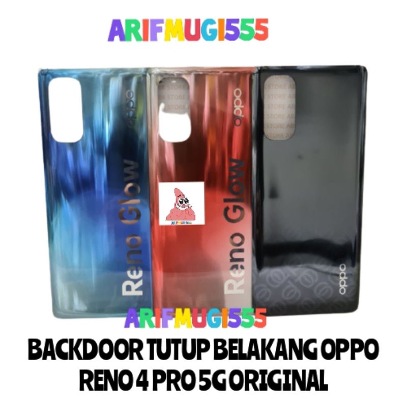 BACKDOOR TUTUP BELAKANG BACK COVER BACK CASING OPPO RENO 4 PRO 5G ORIGINAL