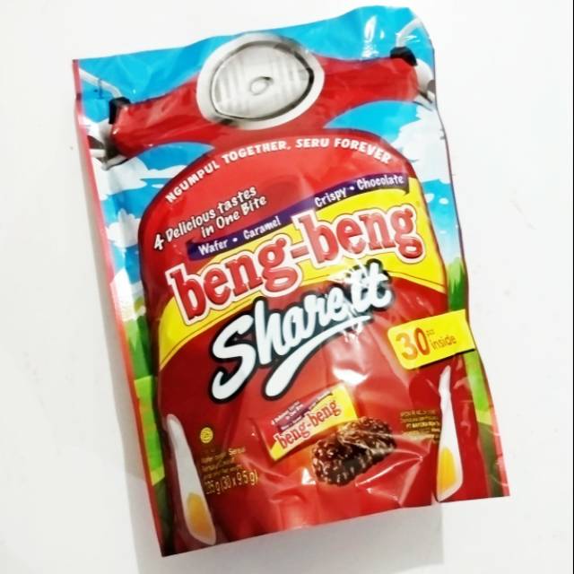 

BENG BENG SHARE IT 285 gram Isi 30 - Wafer Coklat Crispy Caramel - Murah Enak