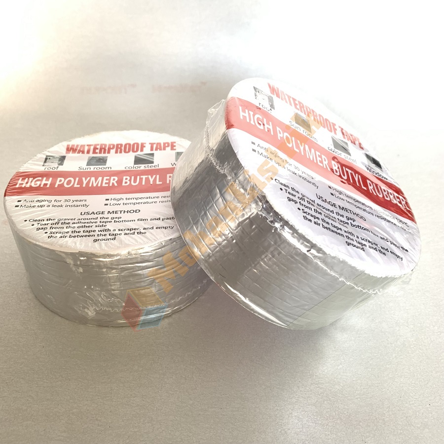 Lakban Aluminium Foil Anti Bocor Anti Air Penambal Atap Pipa Akuarium Toren Serbaguna