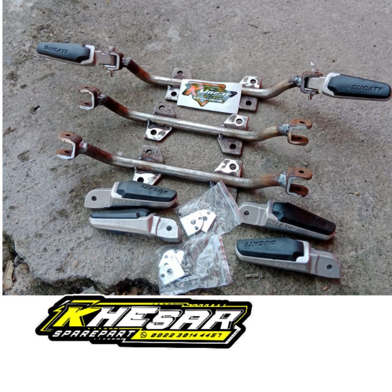 postep depan cb gl MP tiger set pijakan postep Ducati  postep depan cb handmade set postep ducati pi