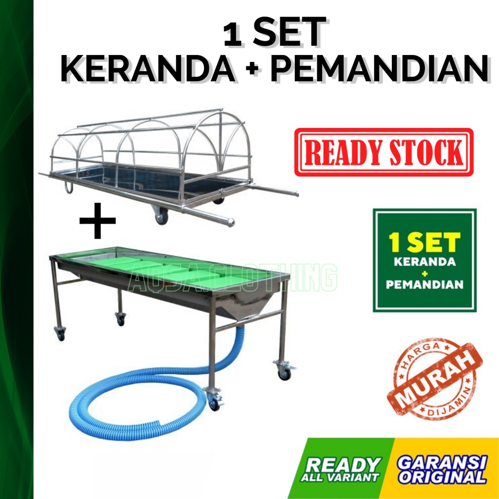 KERANDA MAYAT DAN TEMPAT PEMANDIAN JENAZAH 1 SET HARGA MURAH