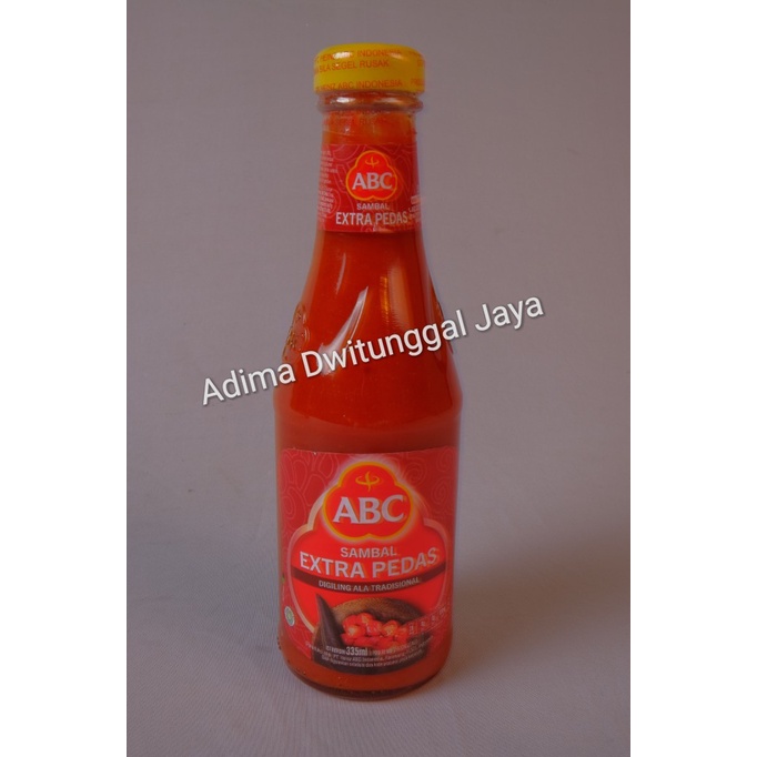 ABC Sambal Extra Pedas Botol 335ml