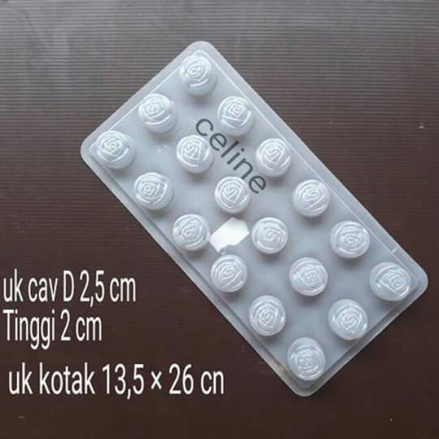 Cetakan agar bunga kecil