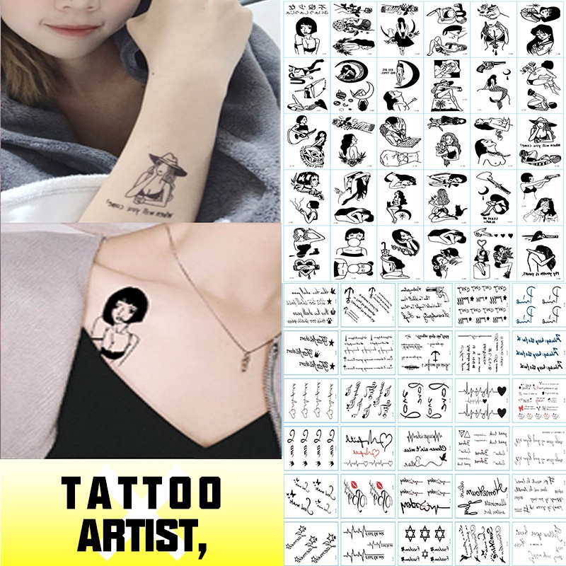 【TATTOO ARTIST,】stiker tato kecil segar/tato temporer/ins gaya