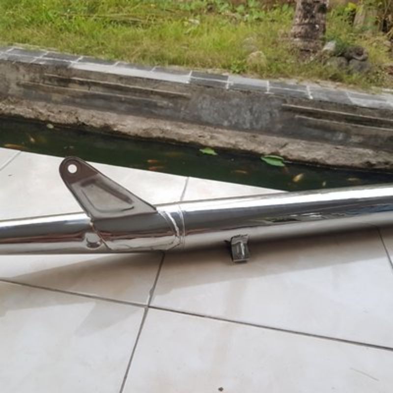 knalpot rxk135 rxk125 rxk 135 rxk 125 bukan ori baru stok lama